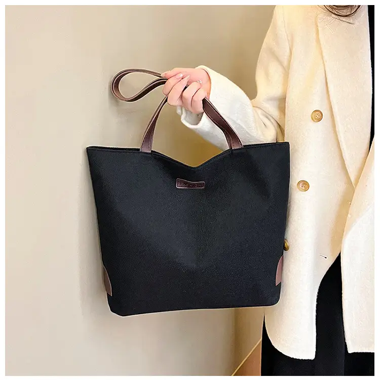 Cotton Linen Casual Tote Bag Large Capacity Cross-border Wholesale — feature 11