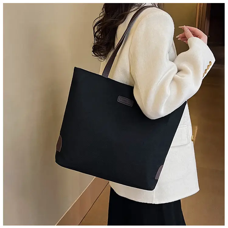 Cotton Linen Casual Tote Bag Large Capacity Cross-border Wholesale — feature 13