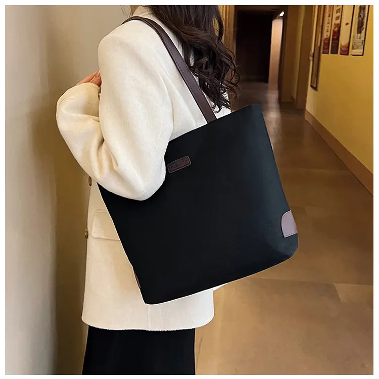 Cotton Linen Casual Tote Bag Large Capacity Cross-border Wholesale — feature 16