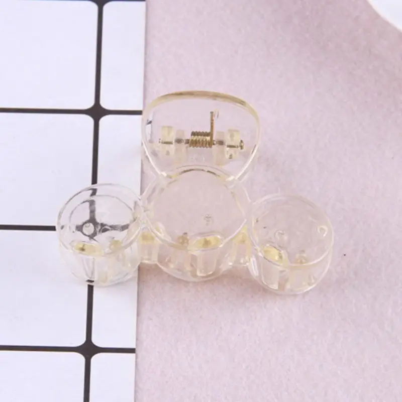 Large Transparent Square Hairpin with Five-Circle Streamer Design - Image 12