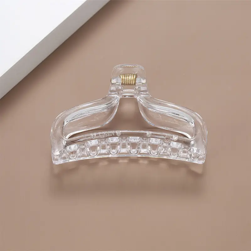Large Transparent Square Hairpin with Five-Circle Streamer Design - Image 17