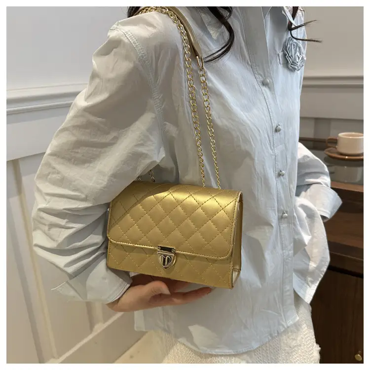 2024 Women's Rhombic Chain Shoulder Bag Set — feature 10