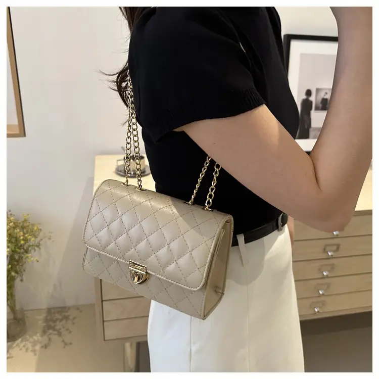 2024 Women's Rhombic Chain Shoulder Bag Set — feature 12