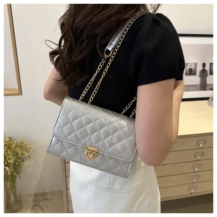 2024 Women's Rhombic Chain Shoulder Bag Set — feature 14