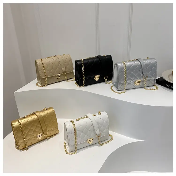 2024 Women's Rhombic Chain Shoulder Bag Set — feature 23
