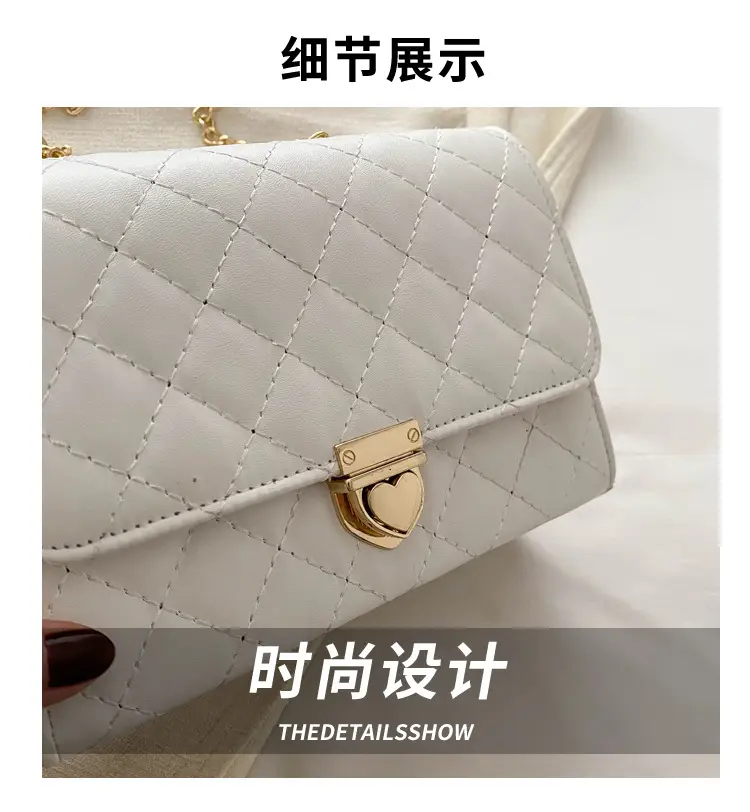2024 Women's Rhombic Chain Shoulder Bag Set — feature 3