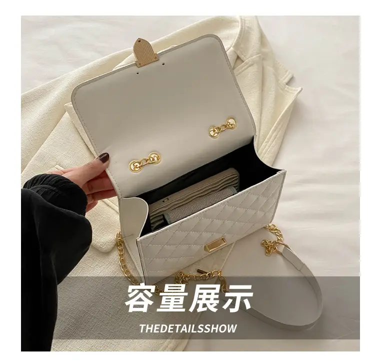 2024 Women's Rhombic Chain Shoulder Bag Set — feature 6