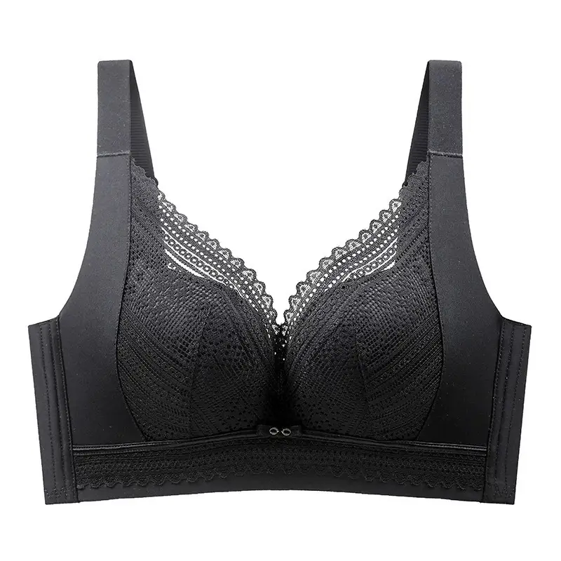 Wire-Free Lace Push Up Bra for Small Women — feature 4