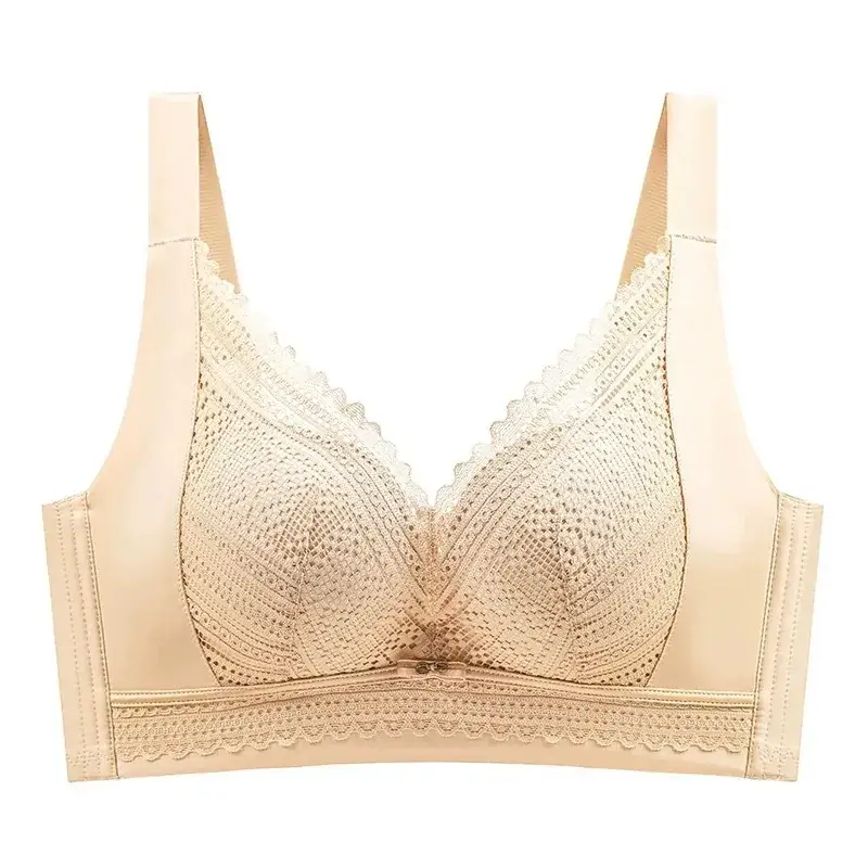 Wire-Free Lace Push Up Bra for Small Women - Image 2