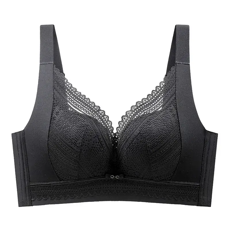Wire-Free Lace Push Up Bra for Small Women - Image 4