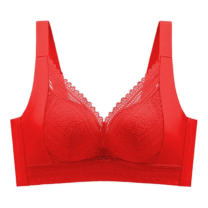 Wire-Free Lace Push Up Bra for Small Women - Image 5