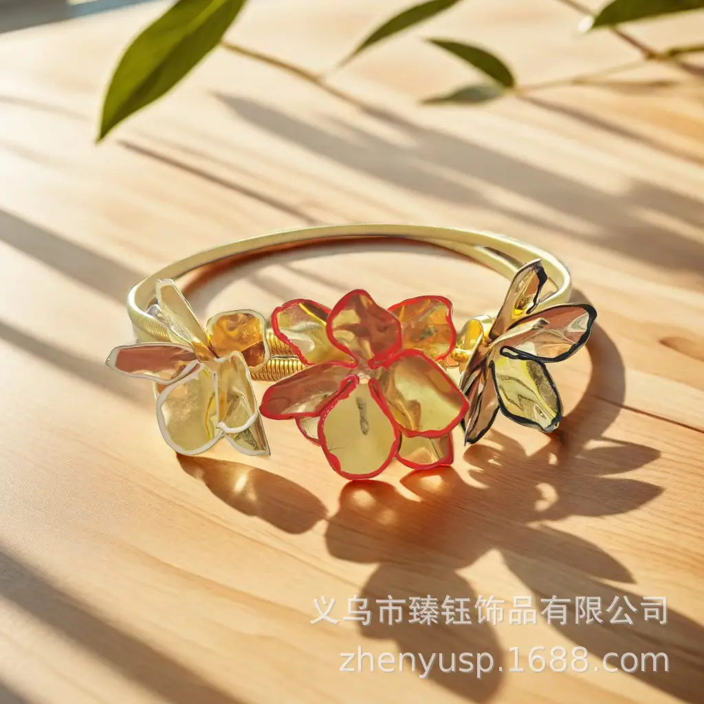 Vintage Rhinestone Flower Belt for Women — feature 10
