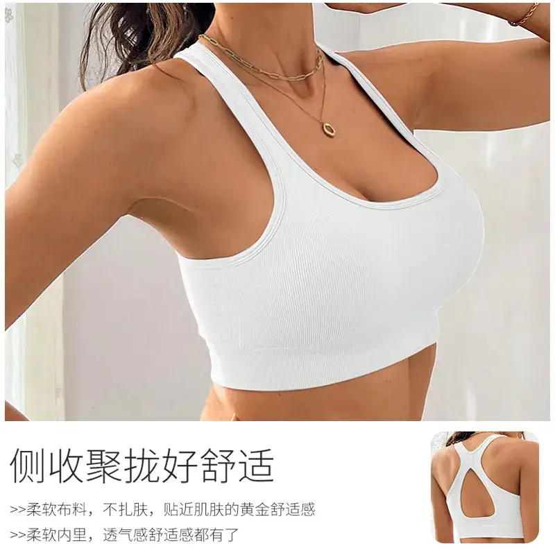 Green Elf Women's X-Back Yoga Bra No Wires Elastic - Image 5