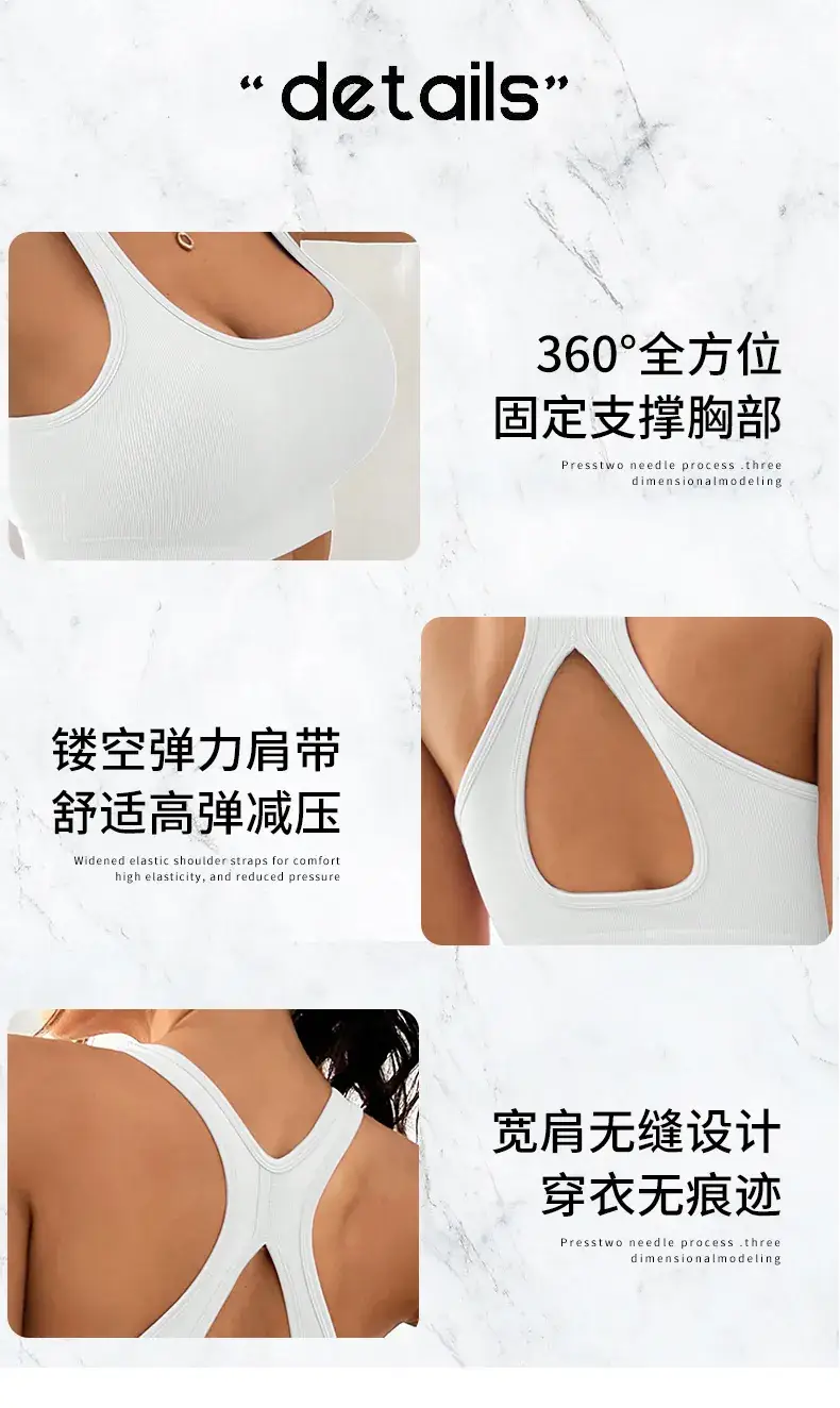 Green Elf Women's X-Back Yoga Bra No Wires Elastic — feature 5
