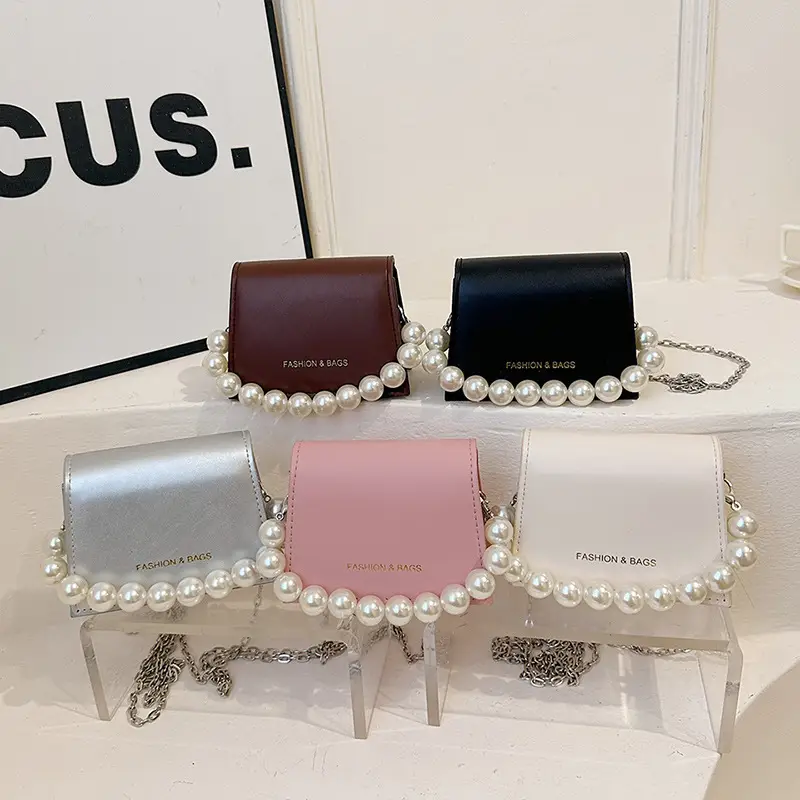 Pearl Chain Crossbody Bag for Women 2024 Summer - Image 9