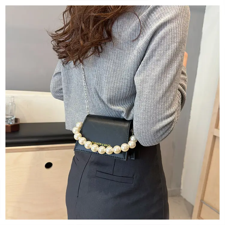 Pearl Chain Crossbody Bag for Women 2024 Summer — feature 18