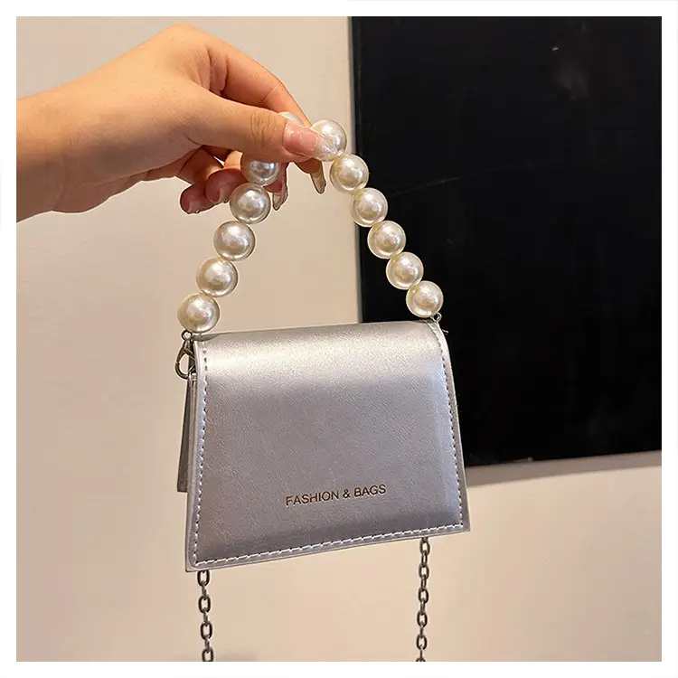 Pearl Chain Crossbody Bag for Women 2024 Summer — feature 35