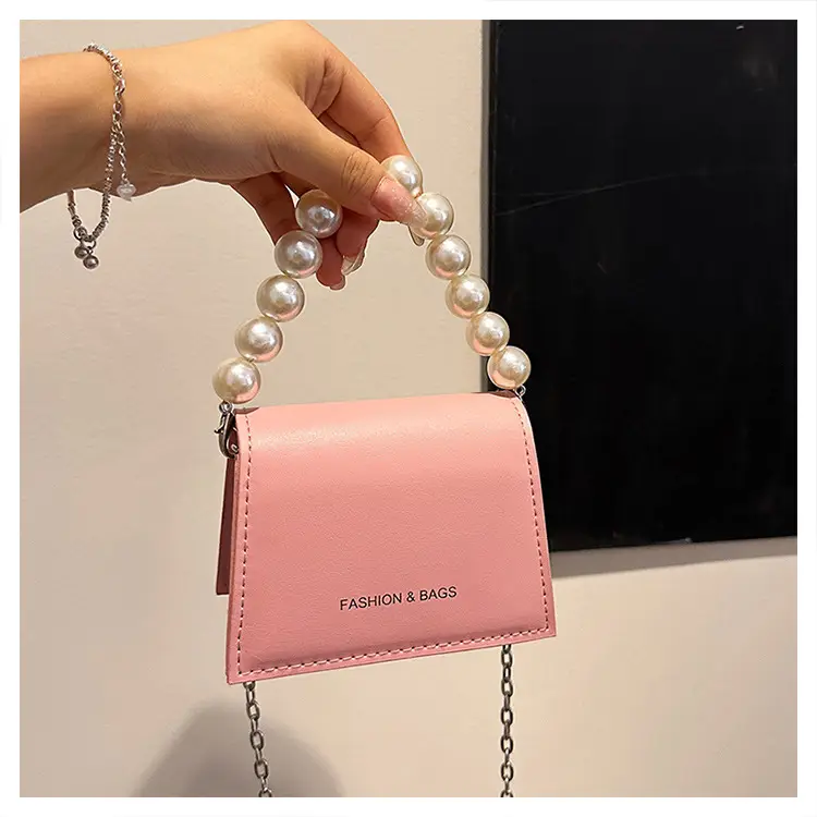 Pearl Chain Crossbody Bag for Women 2024 Summer — feature 37