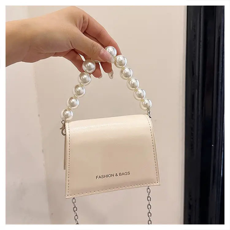 Pearl Chain Crossbody Bag for Women 2024 Summer — feature 39