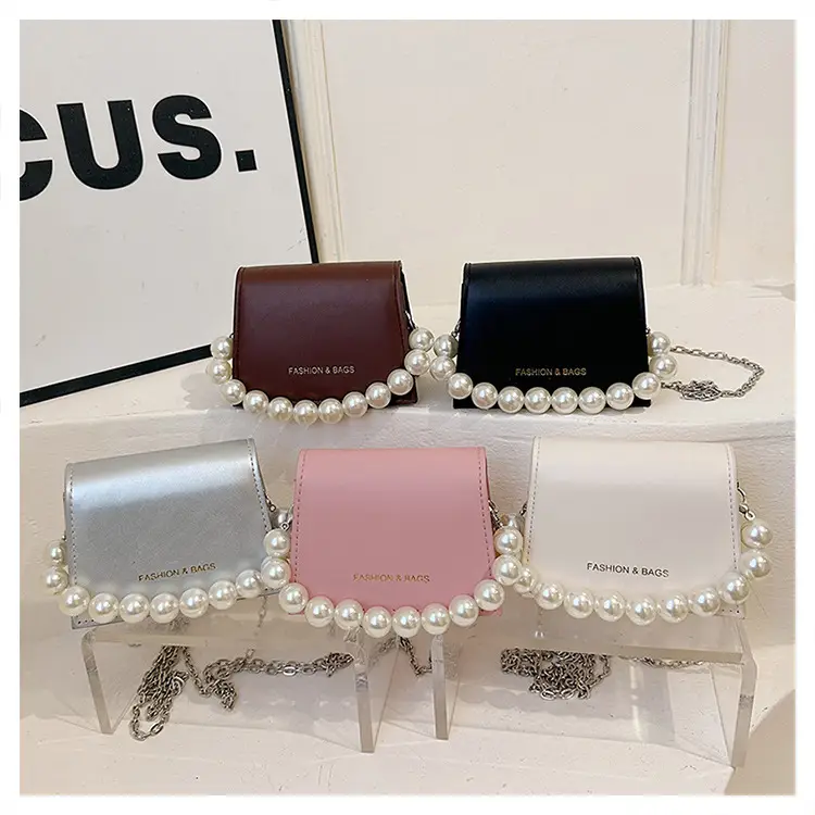 Pearl Chain Crossbody Bag for Women 2024 Summer — feature 40