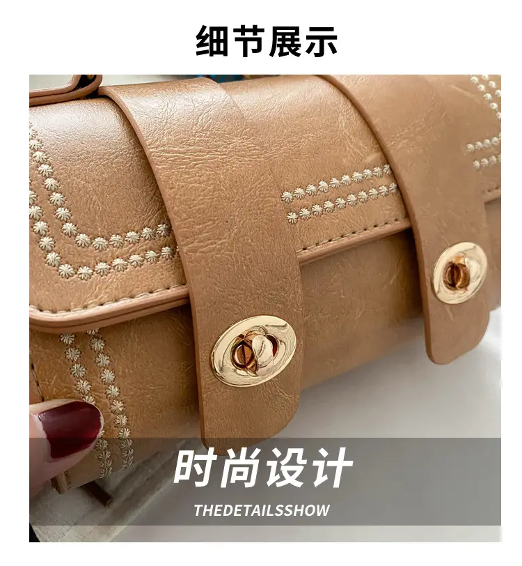 Women's 2024 Spring Summer Cylindrical Handbag with Wide Strap — feature 4