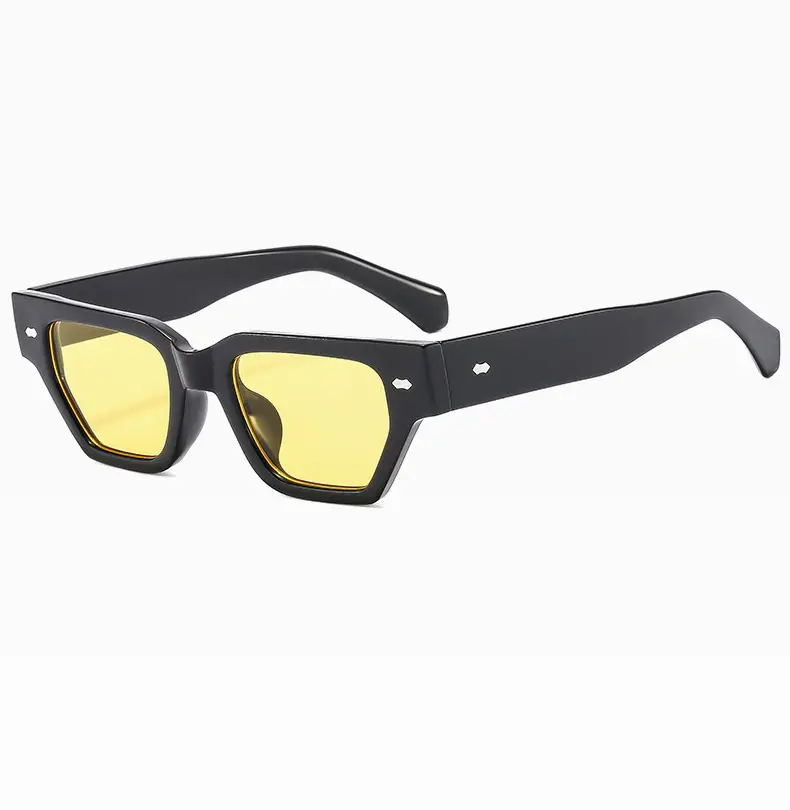 Trendy Square Frame Sunglasses with Rivet Decor β feature 19