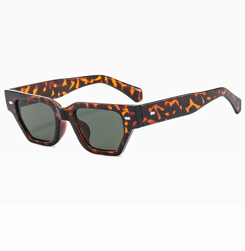 Trendy Square Frame Sunglasses with Rivet Decor β feature 21