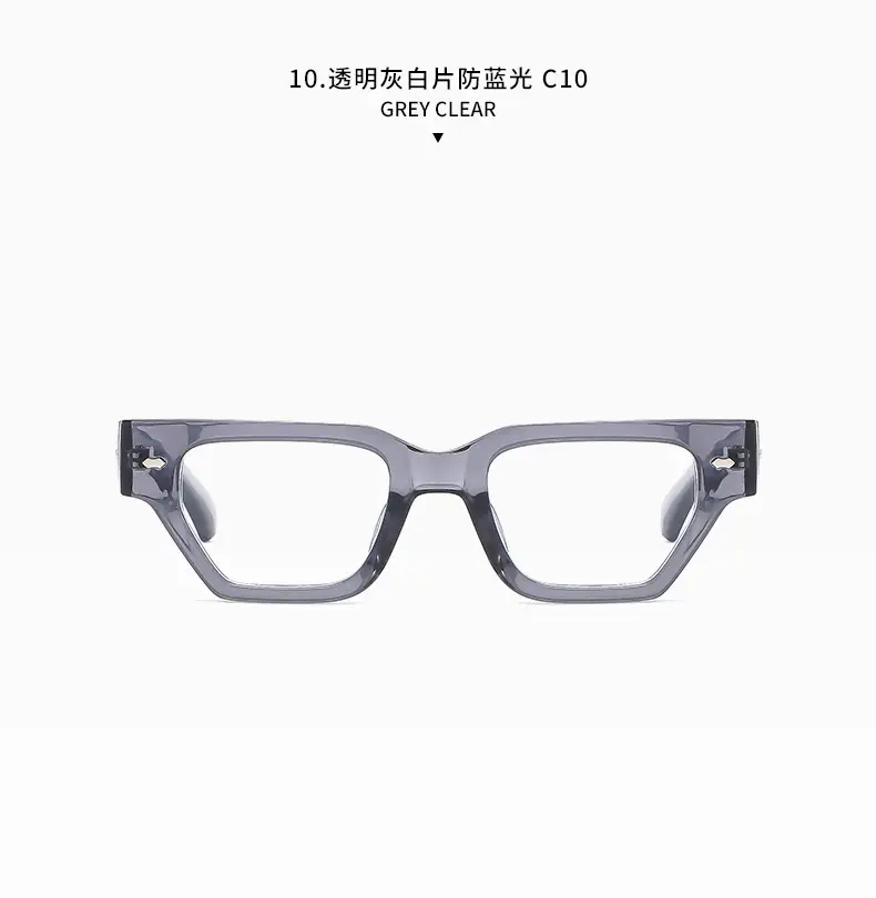 Trendy Square Frame Sunglasses with Rivet Decor β feature 28