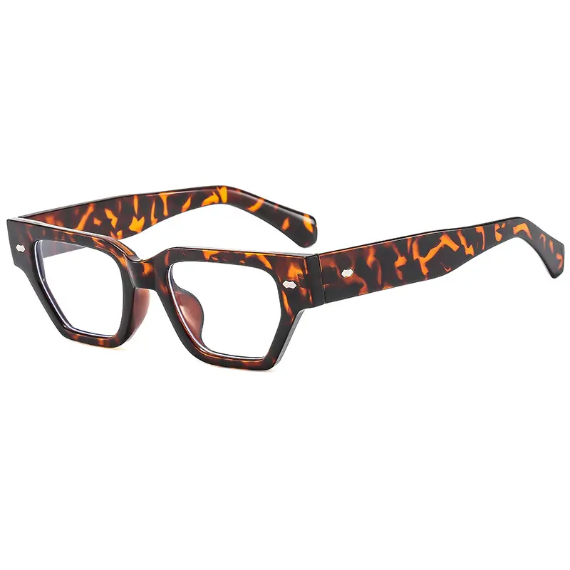 Trendy Square Frame Sunglasses with Rivet Decor - Image 11
