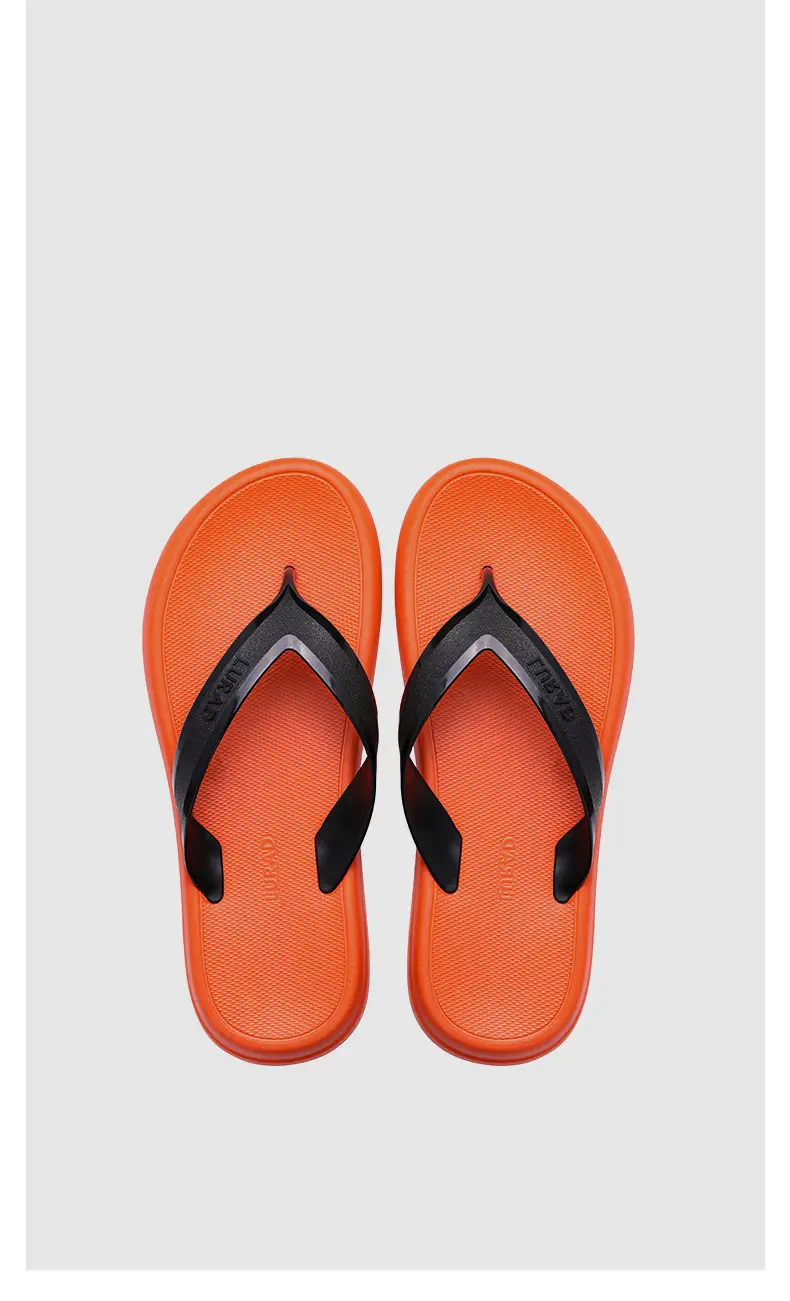 Flip-flops men's summer non-slip durable wear-resistant outer wear high-end beach shoes slippers new flip-flops — feature 10