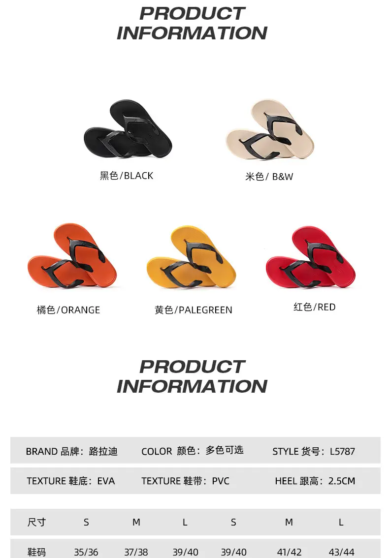 Flip-flops men's summer non-slip durable wear-resistant outer wear high-end beach shoes slippers new flip-flops — feature 2