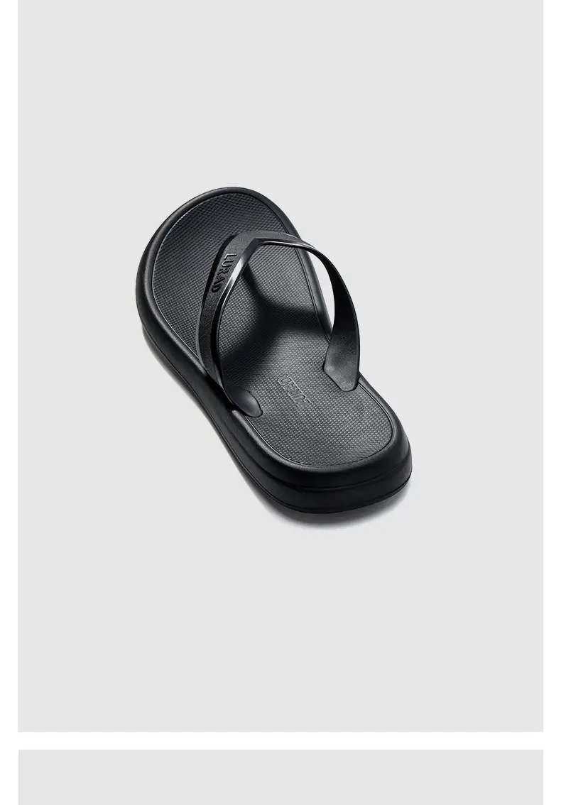 Flip-flops men's summer non-slip durable wear-resistant outer wear high-end beach shoes slippers new flip-flops — feature 6