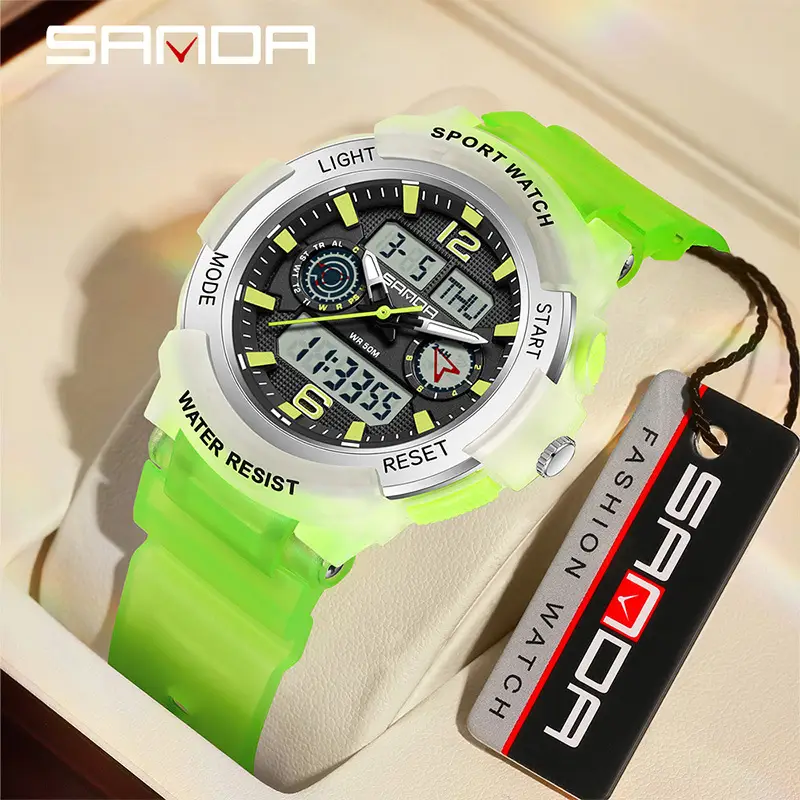 Sanda Multi-function Electronic Watch for Students & Couples - Image 11