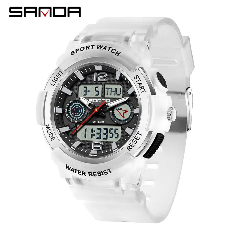 Sanda Multi-function Electronic Watch for Students & Couples - Image 2