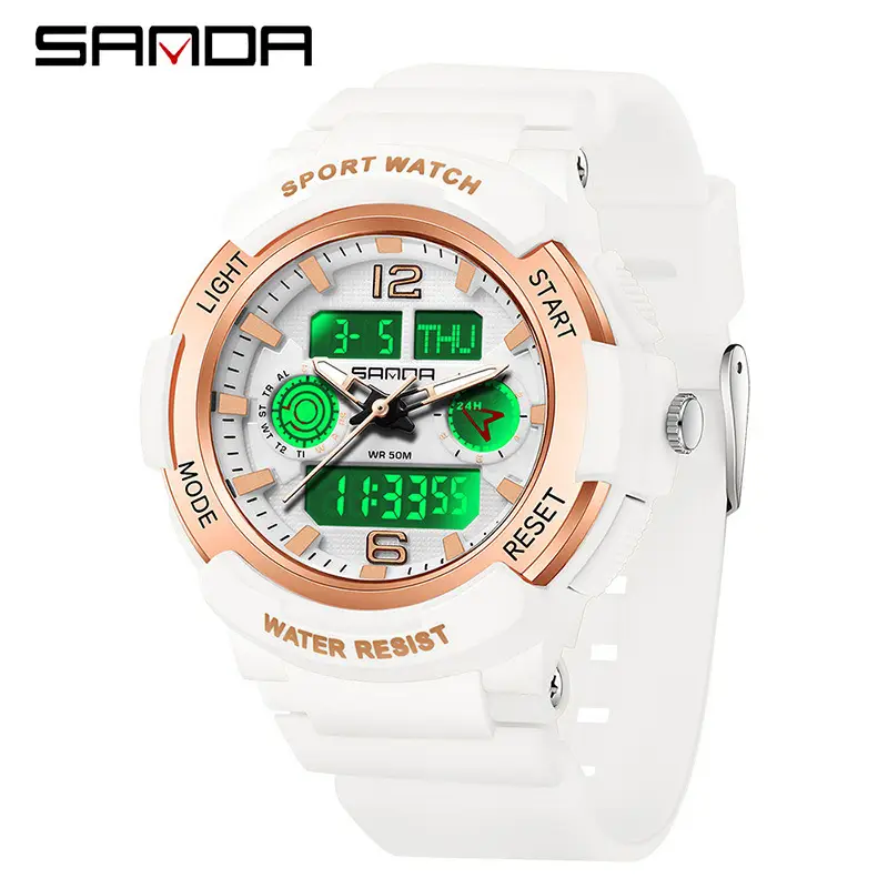 Sanda Multi-function Electronic Watch for Students & Couples - Image 5
