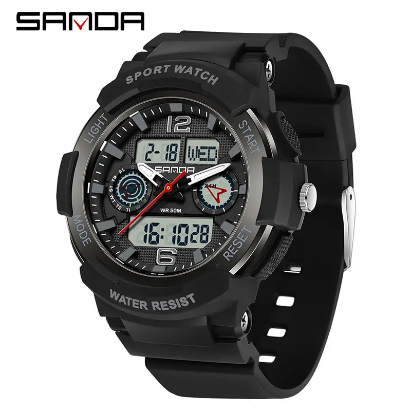 Sanda Multi-function Electronic Watch for Students & Couples - Image 6