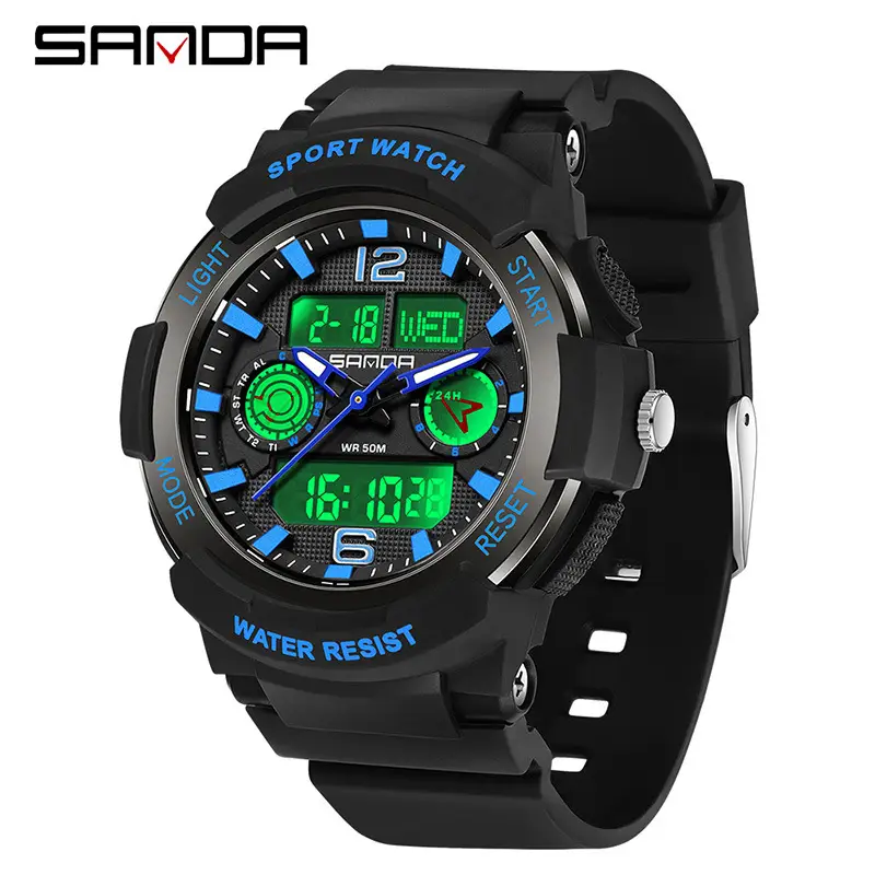 Sanda Multi-function Electronic Watch for Students & Couples - Image 7
