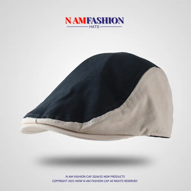 Retro Washed Cotton Men's Cap Berry Artistic Design — feature 2