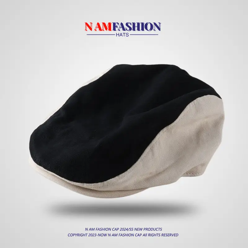 Retro Washed Cotton Men's Cap Berry Artistic Design — feature 5
