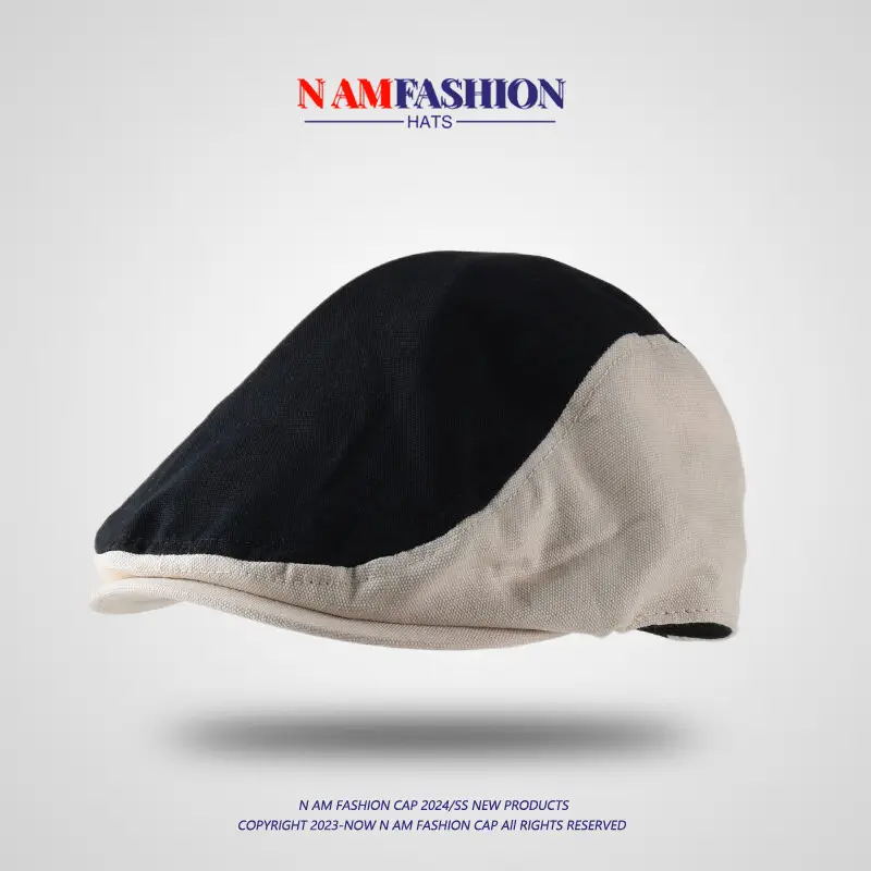 Retro Washed Cotton Men's Cap Berry Artistic Design — feature 6