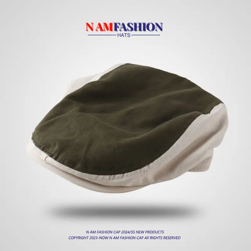 Retro Washed Cotton Men's Cap Berry Artistic Design — feature 7