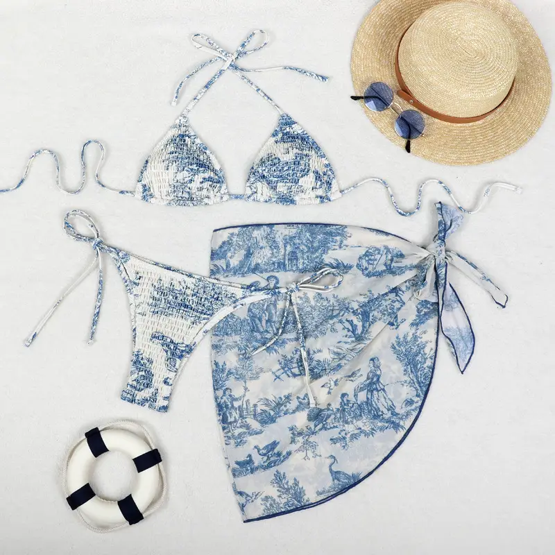 2024 Floral Printed Bikini Set for Women - Image 10