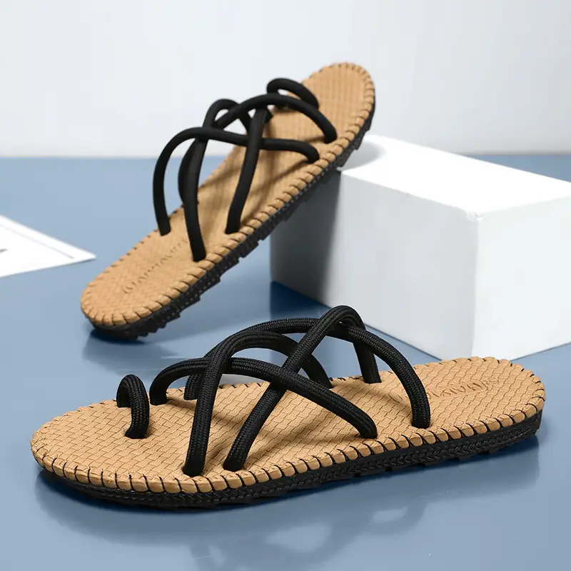 Men's Slippers Summer Outfit Flip-Flops Men's Non-Slip Clip Sandals Vietnam Beach Driver Driving Sandals Wholesale - Image 4