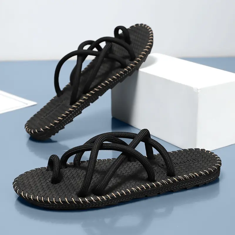 Men's Slippers Summer Outfit Flip-Flops Men's Non-Slip Clip Sandals Vietnam Beach Driver Driving Sandals Wholesale - Image 5