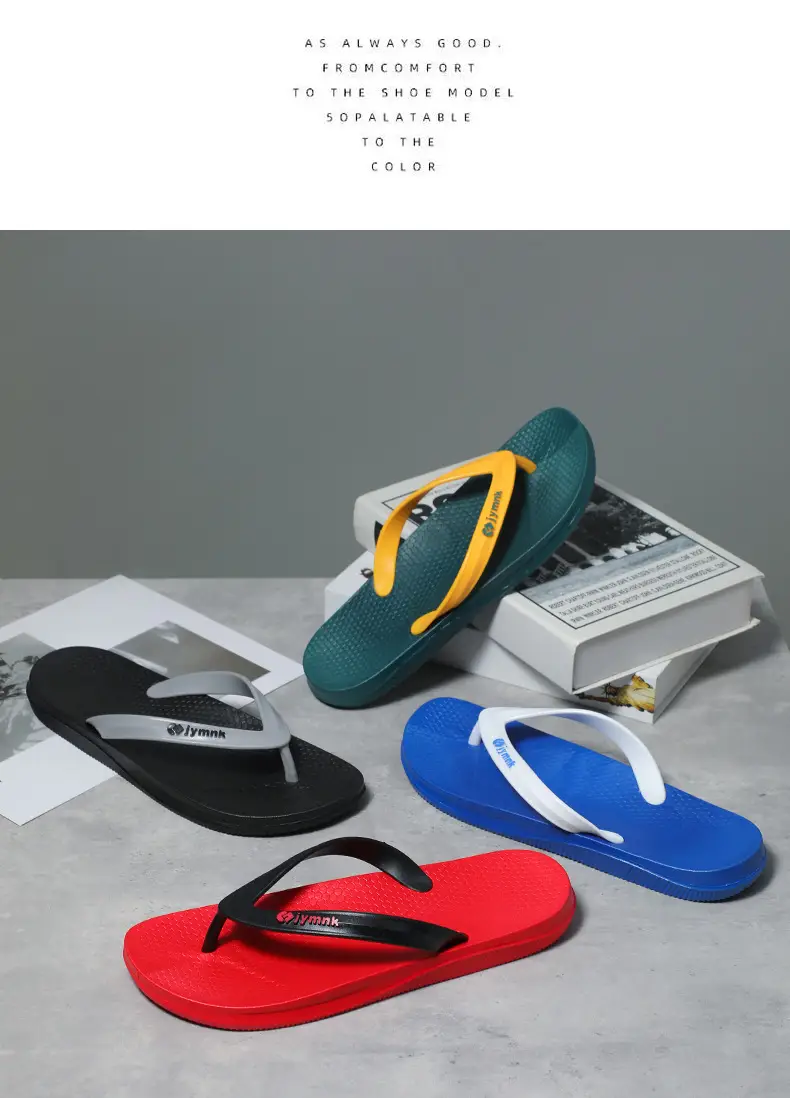 Fashionable Flip-Flops for Men Summer 2025 New Men's Flip-Flops Non-Slip Wear-Resistant Outer Wear Flats Beach Sandals — feature 16