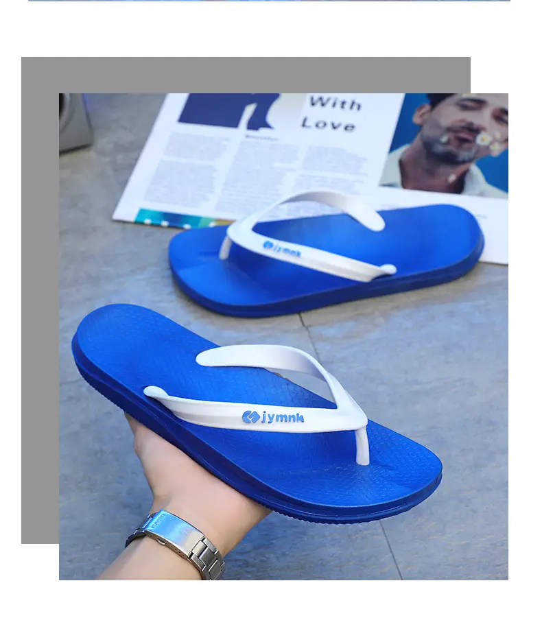 Fashionable Flip-Flops for Men Summer 2025 New Men's Flip-Flops Non-Slip Wear-Resistant Outer Wear Flats Beach Sandals — feature 18