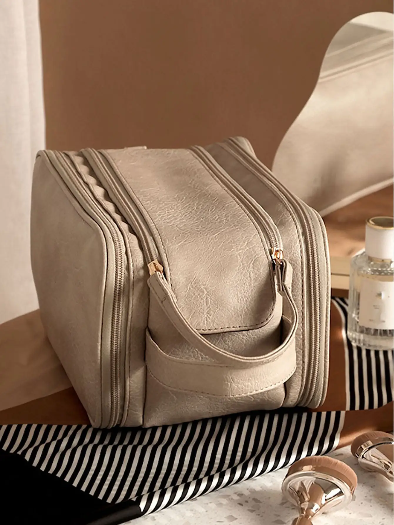 2025 Waterproof Travel Makeup Bag for Women