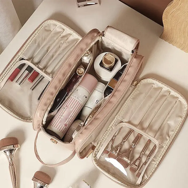 2025 Waterproof Travel Makeup Bag for Women