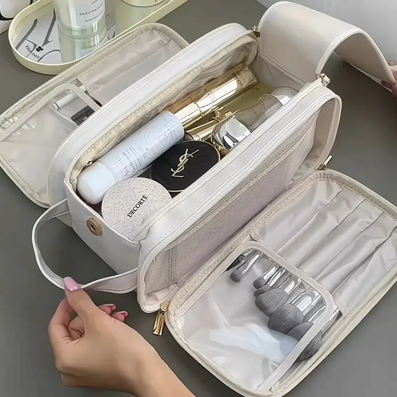 2025 Waterproof Travel Makeup Bag for Women