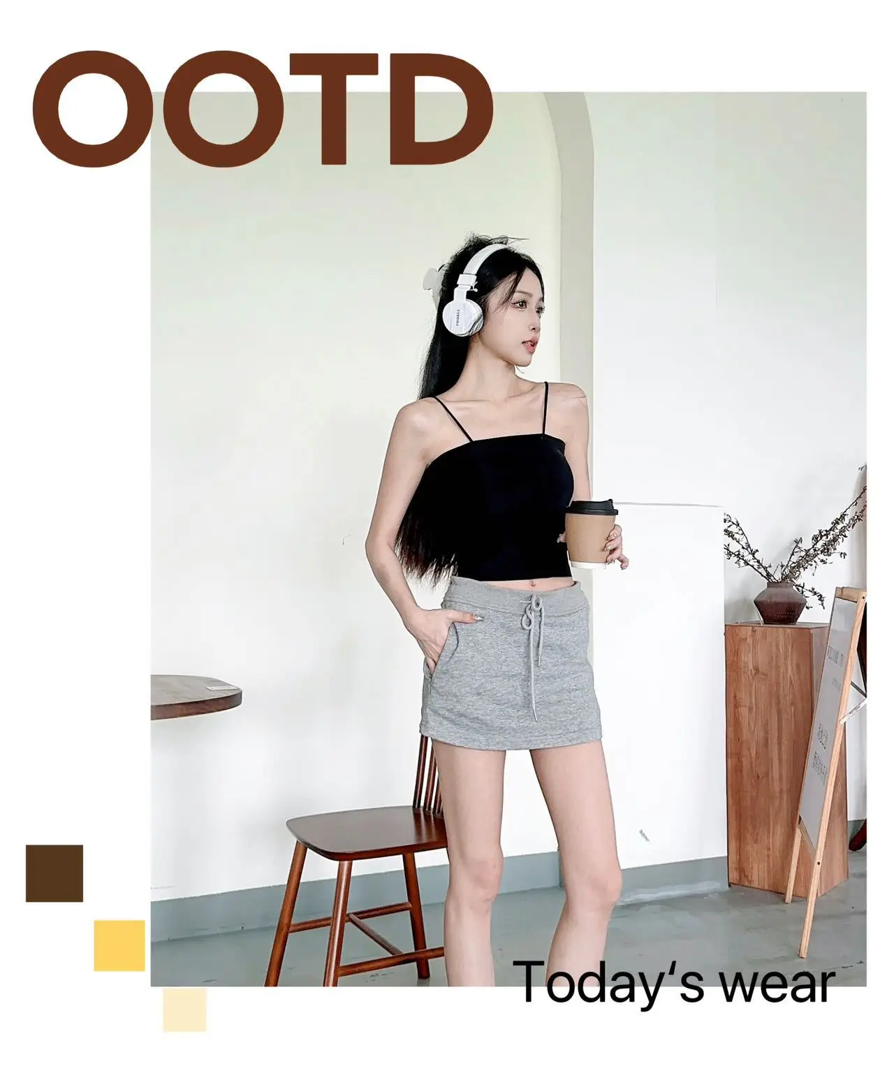 2024 Black Anti-Running Strapless Camisole Vest — feature 11